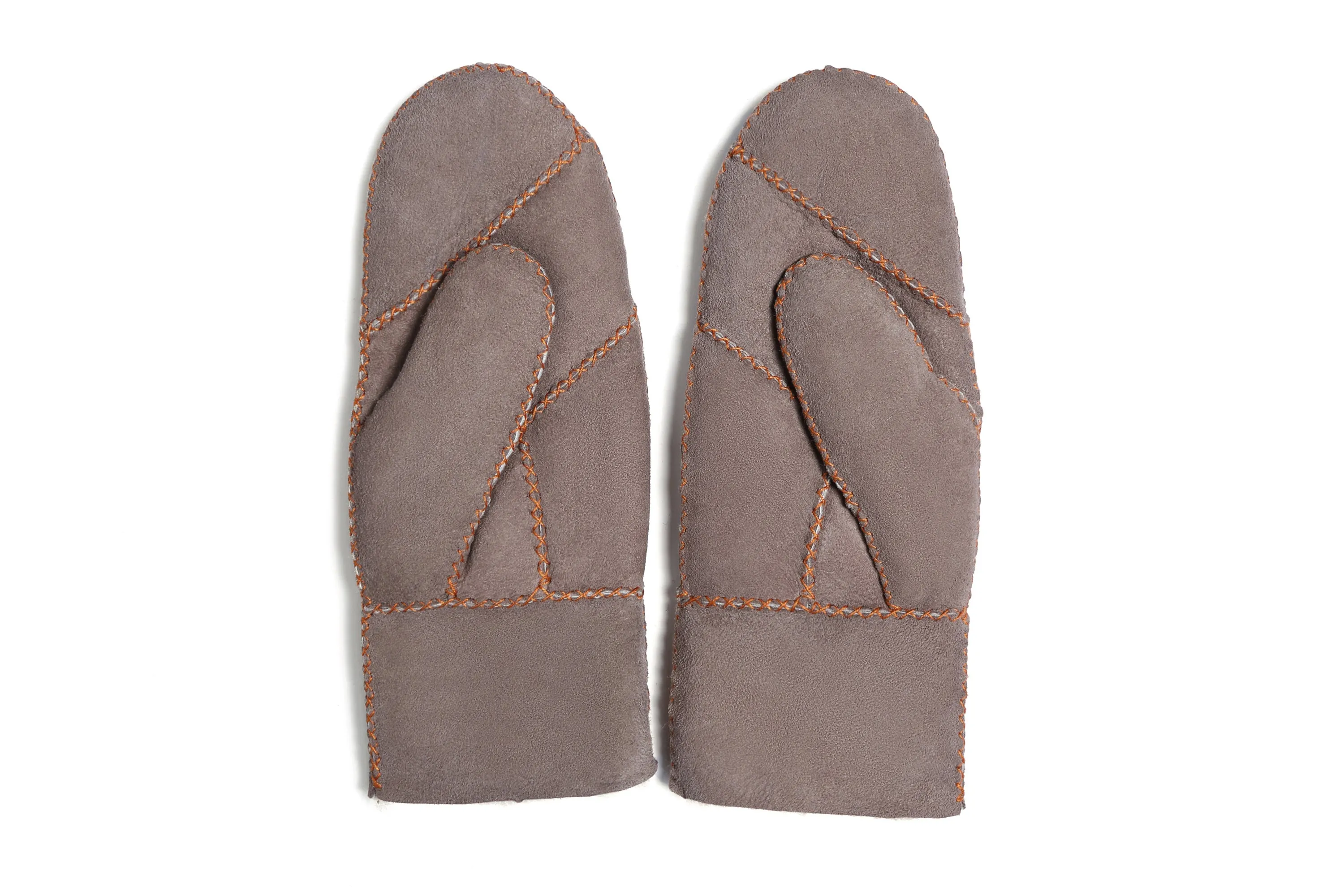 YISEVEN Womens  Sheepskin Shearling Leather Gloves(Mittens)