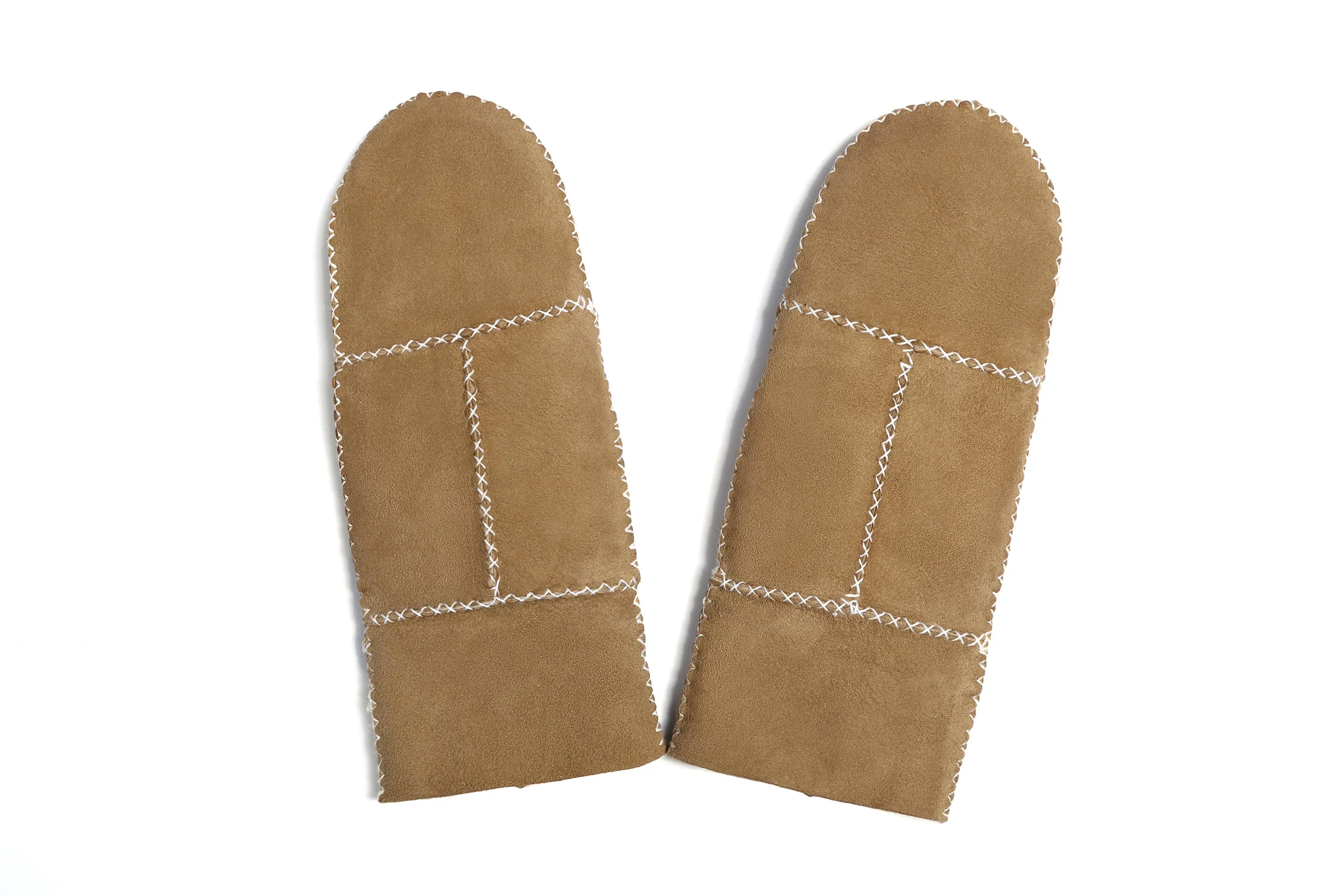YISEVEN Womens  Sheepskin Shearling Leather Gloves(Mittens)