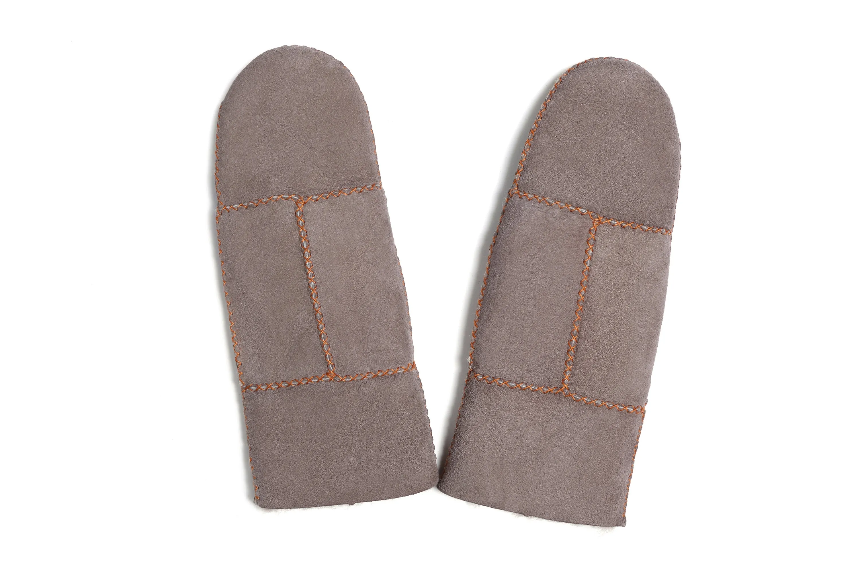 YISEVEN Womens  Sheepskin Shearling Leather Gloves(Mittens)