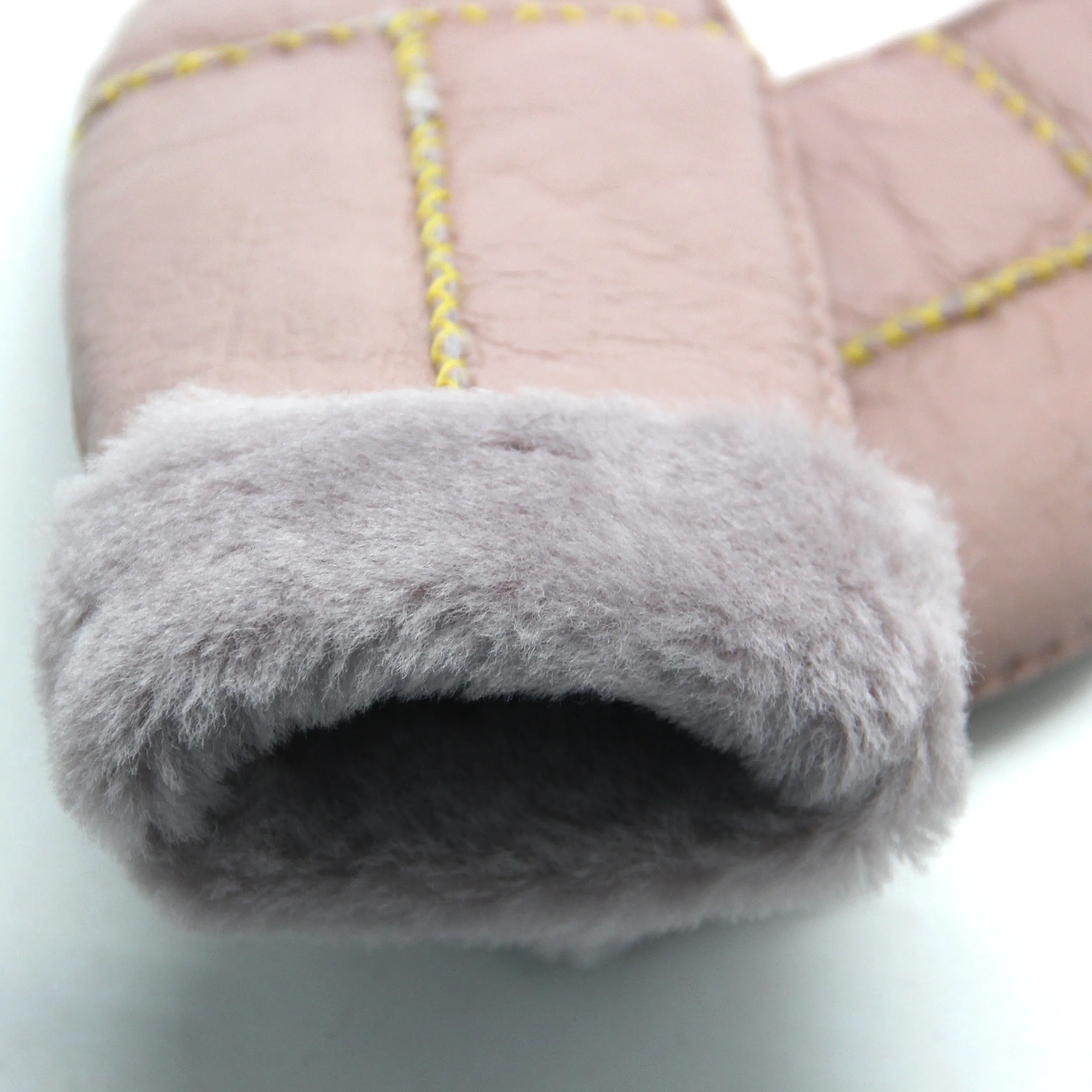 YISEVEN Womens  Sheepskin Shearling Leather Gloves(Mittens)